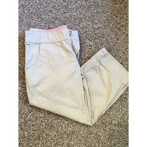Columbia Omni-Shade Capri Pants Womens 10 Khaki Beige Sun Protection PFG Outdoor